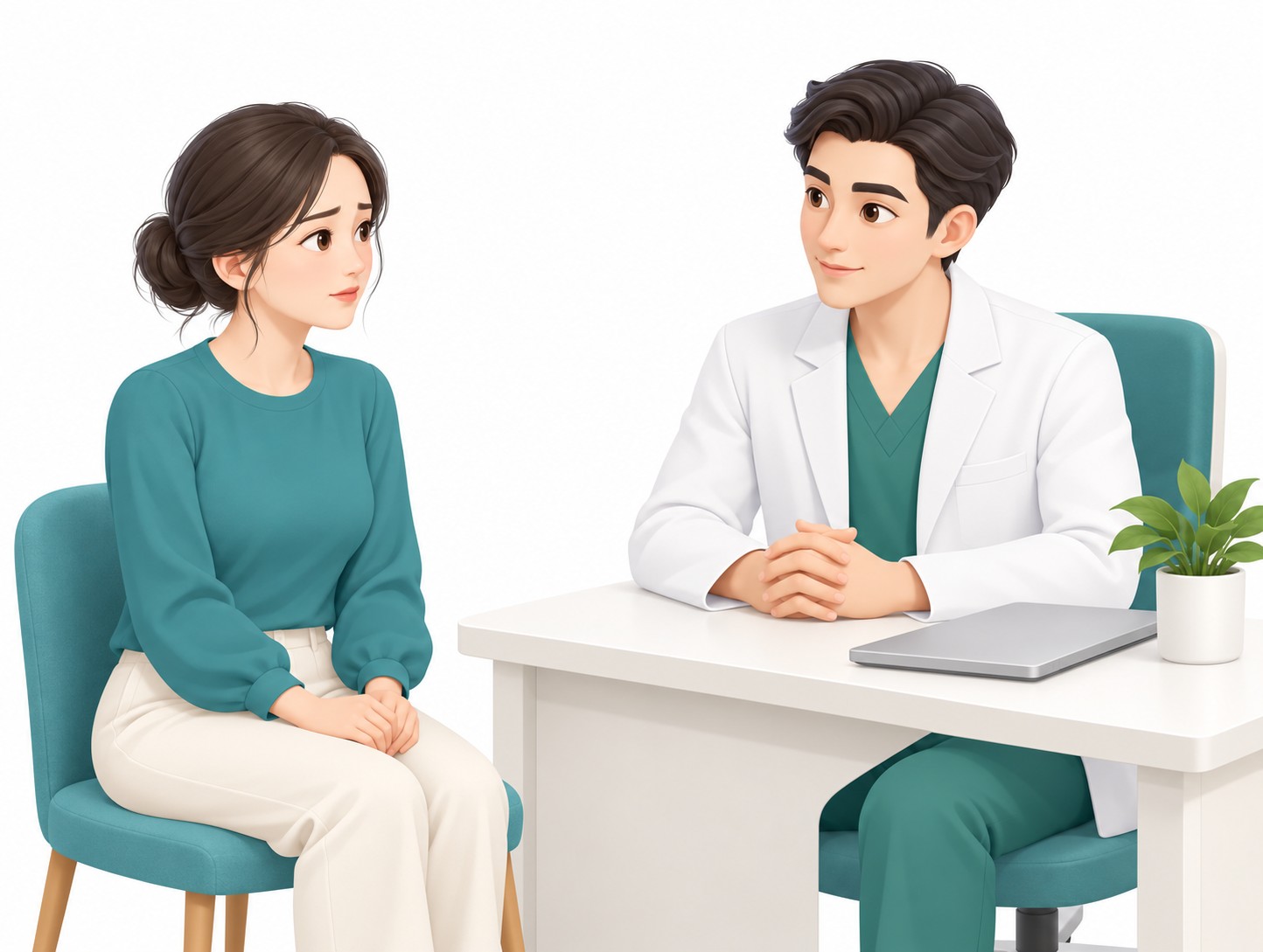 A consultation about breasts that sag after childbirth