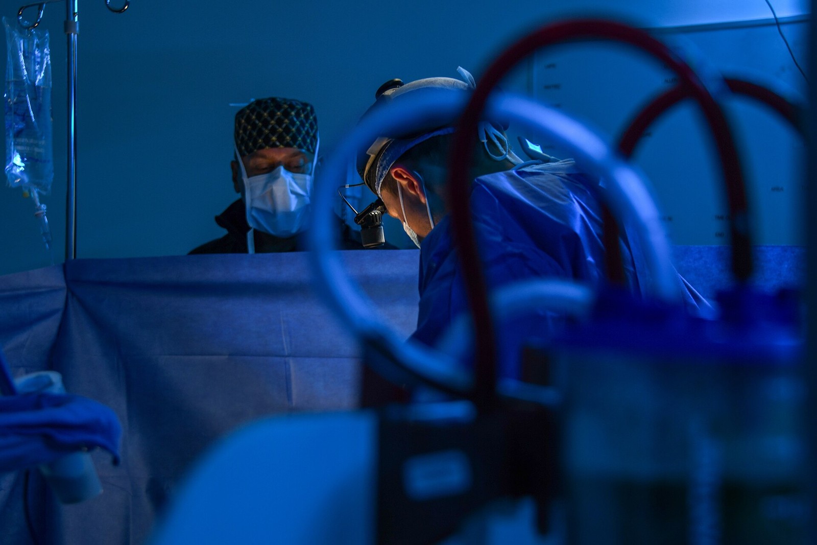 Collection canisters and equipment gathering the aspirate during liposuction
